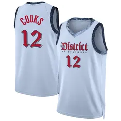 Xavier Cooks Washington Wizards Men's Swingman 2024/25 City Edition Jersey - Light Blue