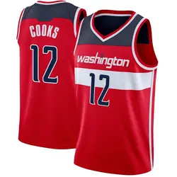 Xavier Cooks Washington Wizards Men's Swingman Jersey - Icon Edition - Red