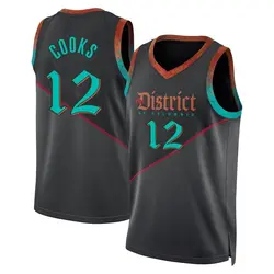 Xavier Cooks Washington Wizards Youth Swingman 2023/24 City Edition Jersey - Black